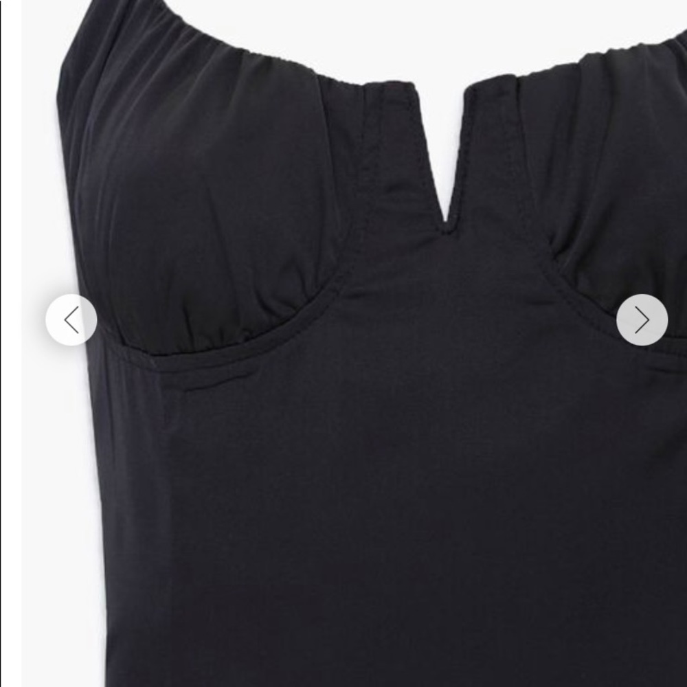 Forever 21 Black Slip midi dress size S NWT - Picture 8 of 11